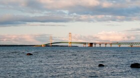 Mackinac bridge fall Scenics, Taken From Mackinaw City, North Region, Cheboygan County