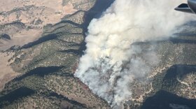 What's being called the Drum Fire is burning near Los Alamos, in Santa Barbara County. No structures are reported to be threatened.