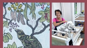 Andrea Pro is a woodcut artist who resides on Hawaiʻi Island.