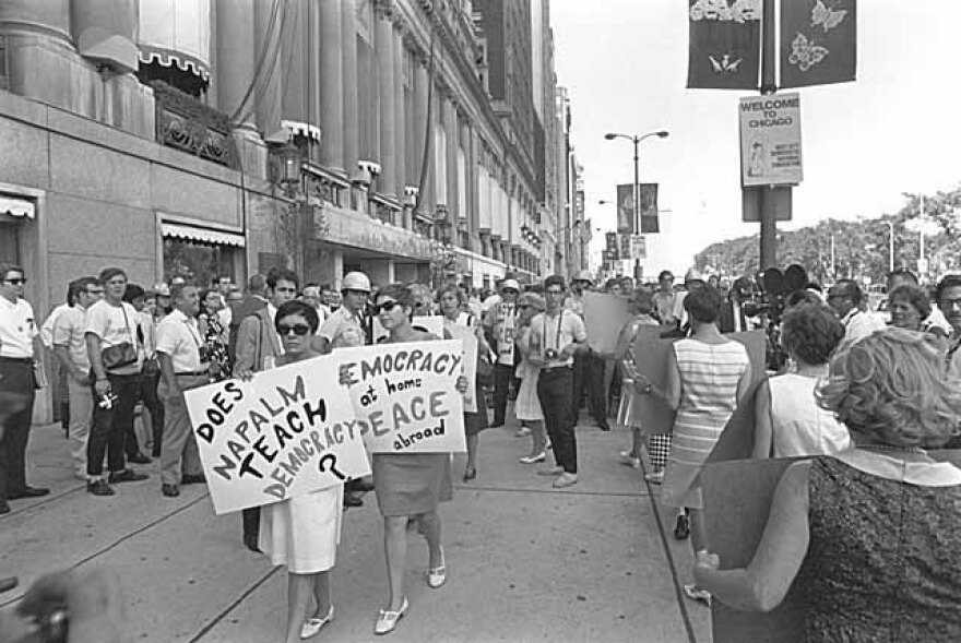 anti-war protesters