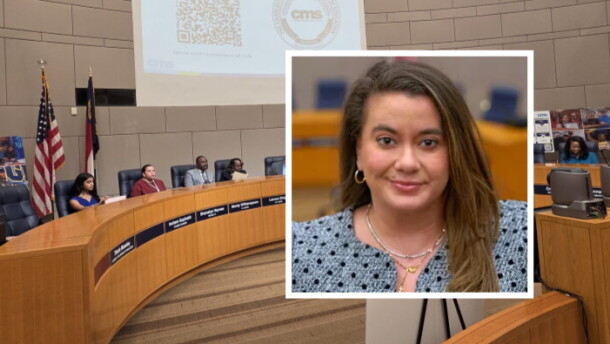 Charlotte-Mecklenburg Schools board Vice Chair Liz Monterrey Duvall offered to step down from her leadership role this week, according to emails obtained by WBT.