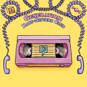 Illustration of a VHS tape with the Connecticut Public "P" logo in the center. 