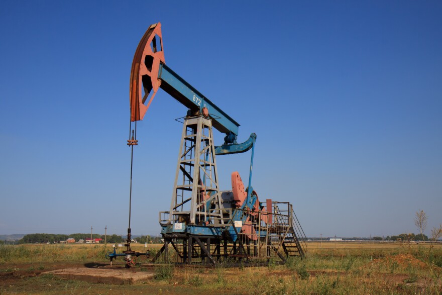 an oil pumpjack