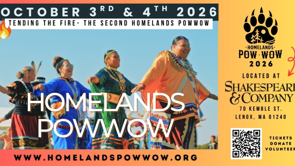 The Stockbridge Munsee Homelands Powwow takes place Oct. 3-4 in Lenox, Massachusetts.