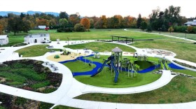 The new playground at the Santa Clara Park