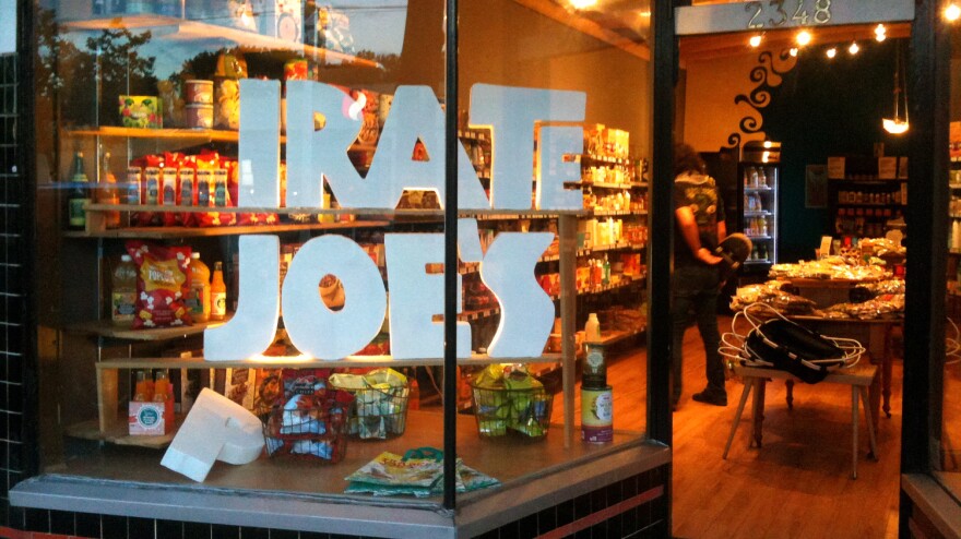 The original (P)irate Joe's was once a Romanian bakery. Then it became "Transilvania Trading," the mysteriously labeled storefront where Mike Hallatt sold Trader Joe's items to people who were in on the secret. After Trader Joe's started objecting, Hallatt rebranded as Pirate Joe's.