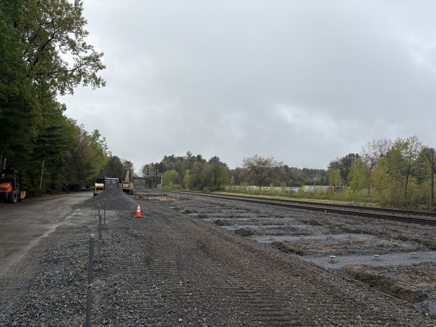 Construction at the Saratoga Springs Amtrak station will add a 600-foot-long platform for easier boarding
