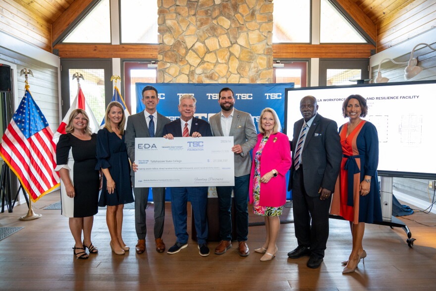 Tallahassee State College leadership celebrated the planned facility at an event on Sept. 21.