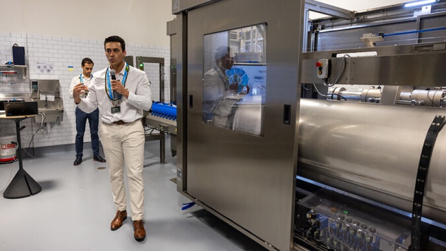 Live demonstrations of the Hiperbaric 55 machine was shown at Leeward Community College’s Wahiawā Value-Added Product Development Center.