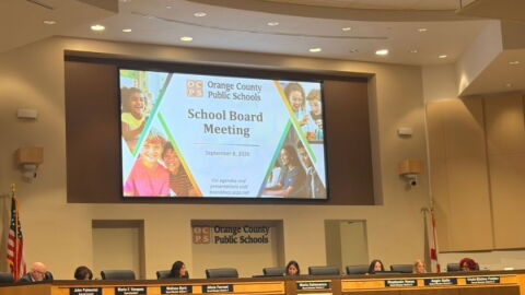 Orange County Public Schools board members meet Tuesday for the district’s final budget hearing, where the board approved a nearly $7.9 billion budget for the 2026-27 fiscal year.