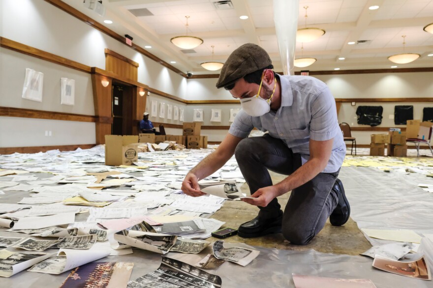 The document recovery effort at Congregation Beth Yeshurun after Hurricane Harvey in 2017.  