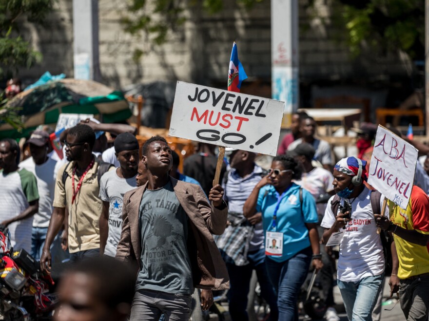 In March, Haitians in Port-au-Prince protested a draft constitutional referendum pushed by President Jovenel Moïse.