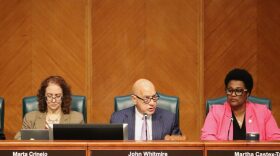 Houston Mayor John Whitmire speaks in favor of a proposed ordinance on Apr. 8. 