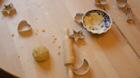 Baking dishes and ingredients for cookies.  (Andreas Rentz/Getty Images)