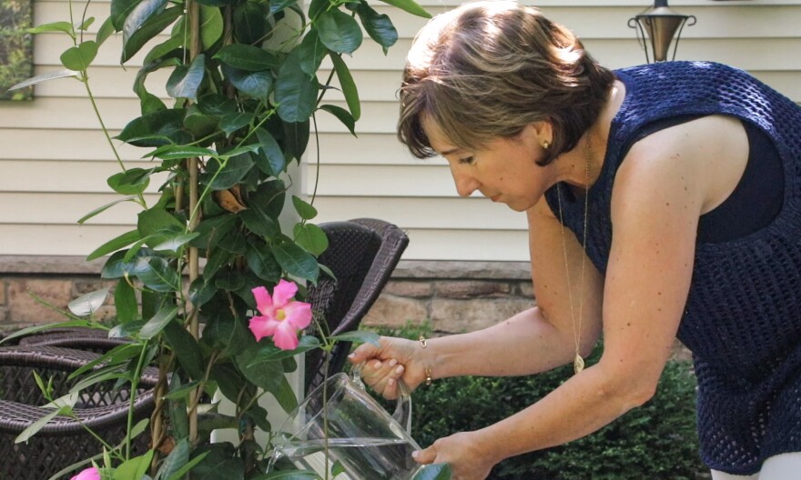 Terry DeBonis, 55, was diagnosed with thyroid cancer four years ago. She has decided to monitor the tumor rather than have surgery.