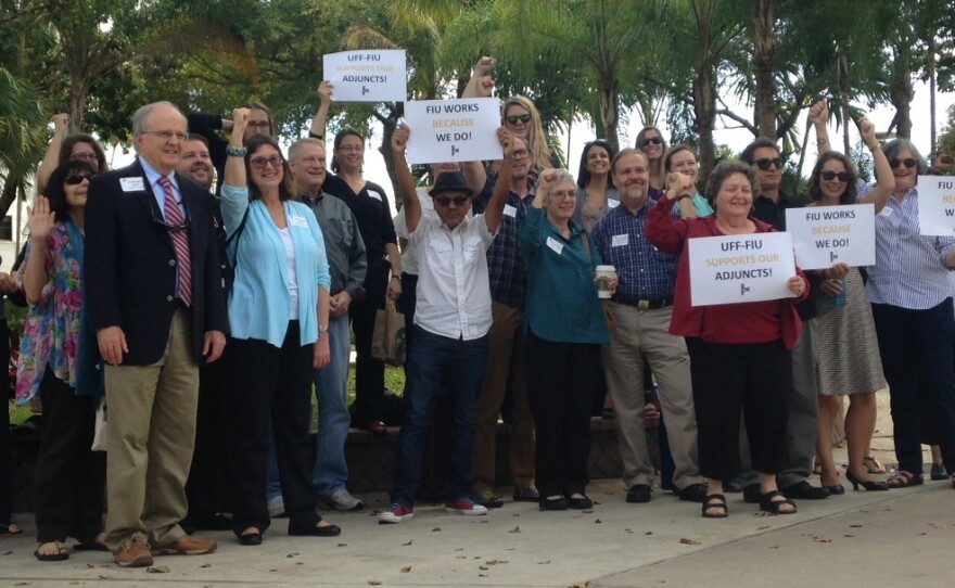 FIU Adjunct Professors Want Better Working Conditions | WLRN