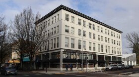 The historic Tiffany Building in downtown Eugene.