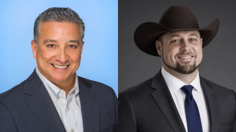 Candidates for New Mexico State Auditor Joseph Maestas (left) and Joshua James Lawrence (right)