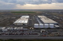 Construction is seen at an Amazon Web Services data center on Aug. 22, 2024, in Boardman, Ore.