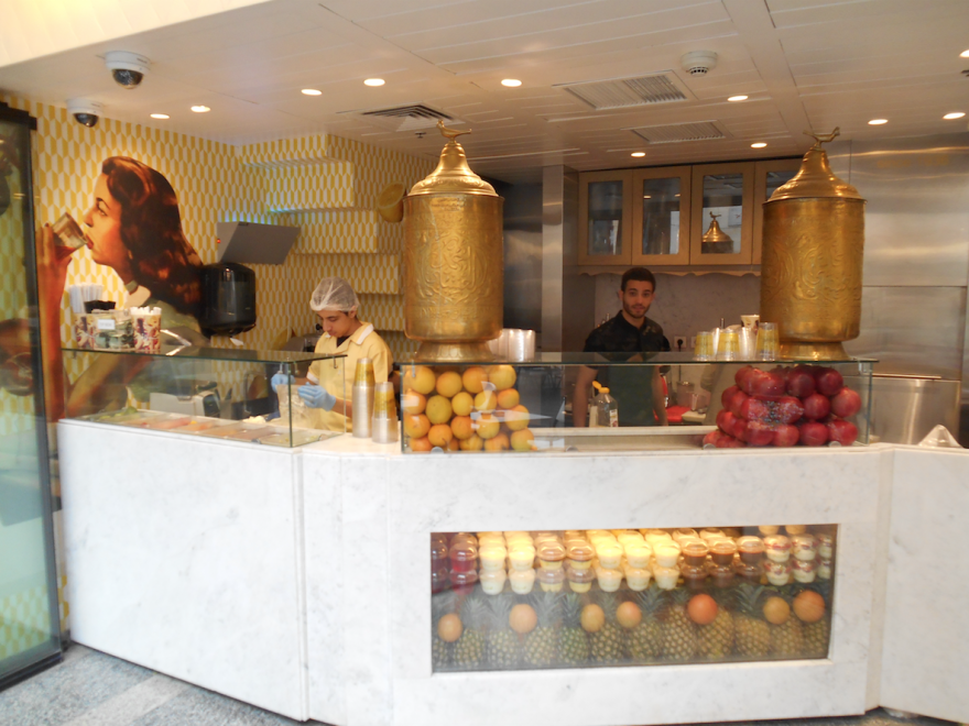 Meghli is served every day of the year at Al Antabli, a Beirut shop that serves Arabic-style ice cream, puddings and juice.
