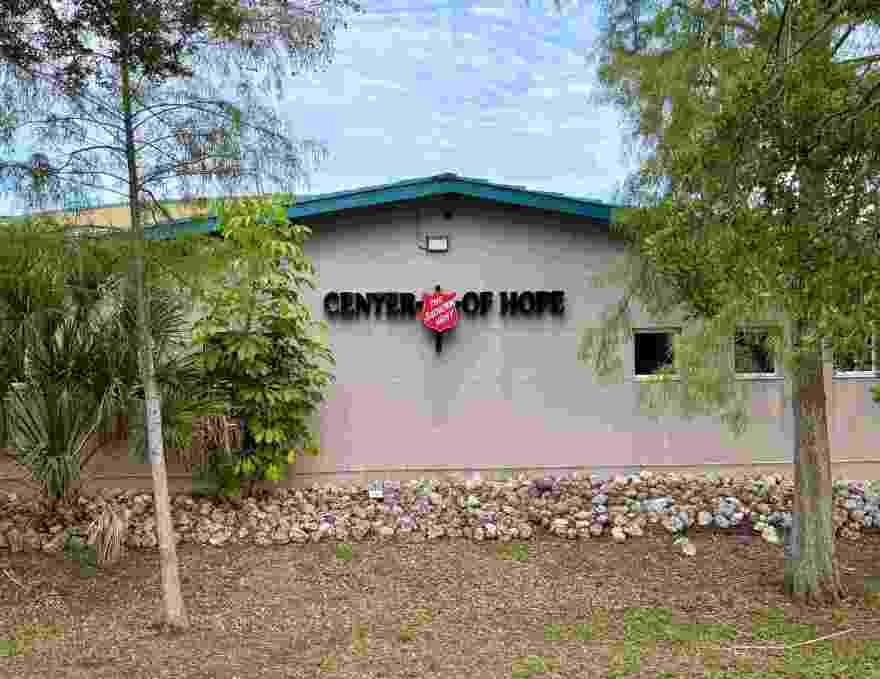 The Salvation Army shelter in downtown Sarasota is the only night shelter in the city.