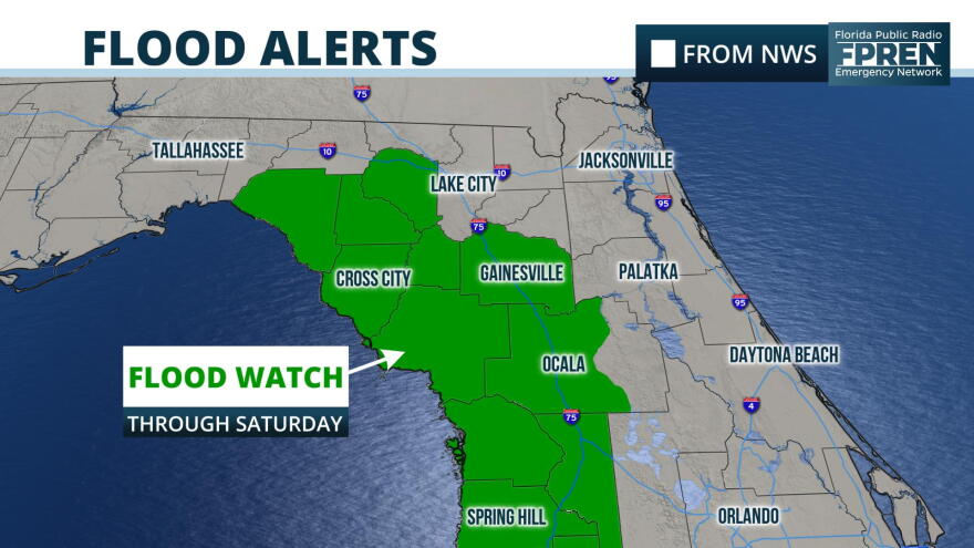 Flood Watch for North Florida