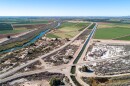 The All American Canal, the largest diversion on the Colorado River, passes through Winterhaven, CA on its way to the Imperial Valley. The Colorado River is seen flowing next to it. Part of Winterhaven is in the Fort Yuma Quechan Indian Tribe's reservation.