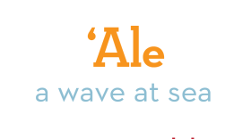 ʻAle is a wave out at sea, not to be confused with nalu, a wave or surf nearing land. A better English equivalent might be a billow.