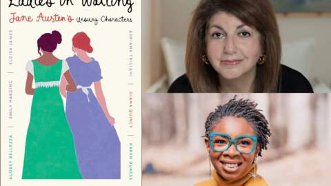 The cover of "Ladies in Waiting" and authors Diana Quincy (top) and Nikki Payne (bottom). (Courtesy of Gallery Books, Shelley Larrabee and Frank W. photos)