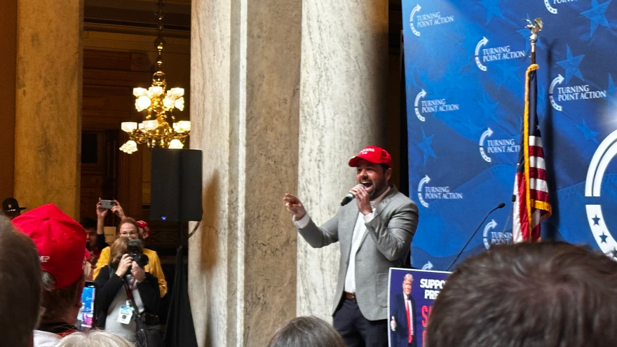 Lt. Gov. Micah Beckwith at a Turning Point USA event December 5th, 2025. Beckwith garnered national attention for comments made about Islam in recent weeks.