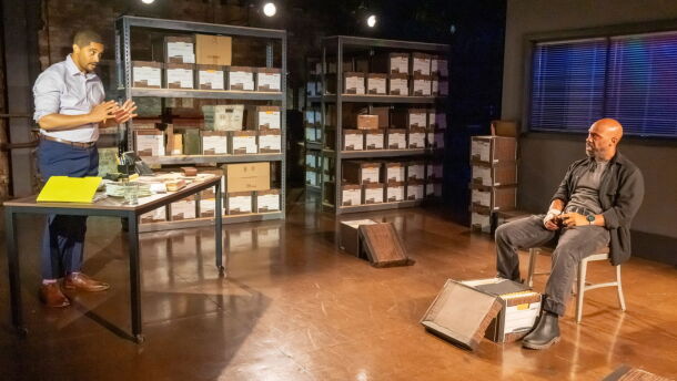 Brett Diggs and Aaron Morton in "The Poisoner"