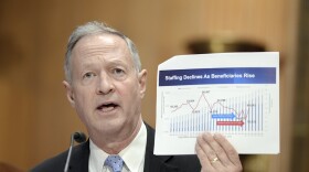 Social Security Administration commissioner Martin O'Malley testifies during a Senate Finance Committee hearing on the budget request for the Social Security Administration for FY2025, on Capitol Hill, Wednesday, March 20, 2024, in Washington. (AP Photo/Mariam Zuhaib)