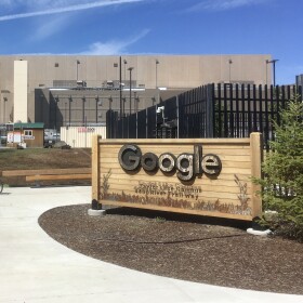 Google data center in The Dalles, Oregon.