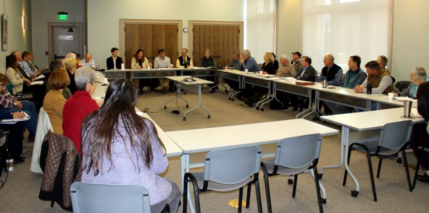 Members of the local Restore Our Creek Coalition met with elected officials, top staff and attorneys from local and state government and Atlantic Richfield Company, and the Environmental Protection Agency at a meeting at the Butte Archives.