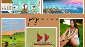 Christina Morales is a self-taught painter from Kauaʻi.