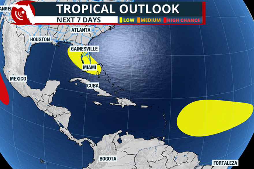 Tropical weather outlook from 10/2/2025