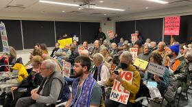Dozens of people packed the commissioners meeting on Monday, Nov. 17th in Portland to push for the cancellation of the contract
