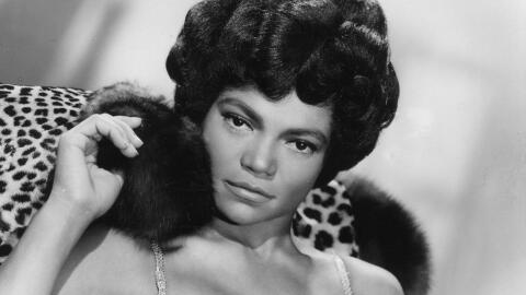 The iconic singer/actress Eartha Kitt photographed in 1953.