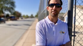David Hondula is the first-ever heat mitigation officer for the city of Phoenix.  (Peter O'Dowd/Here & Now)