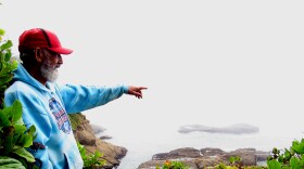 Coquille and Coos tribal elder Tom Younker at Yoakam Point on Oregon’s south coast