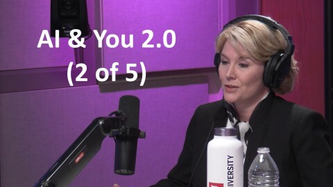 Artificial Intelligence and You. Two point zero. (Two of Five)