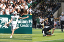 University of Hawaiʻi punter Billy Gowers, left, and kicker Kansei Matsuzawa.