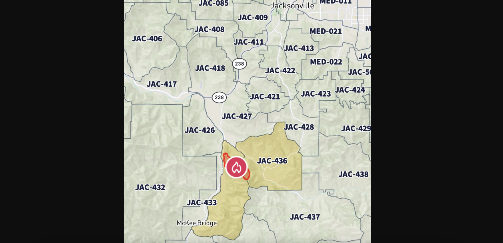 Evacuation levels increased to Level 2 for communities near Upper ...