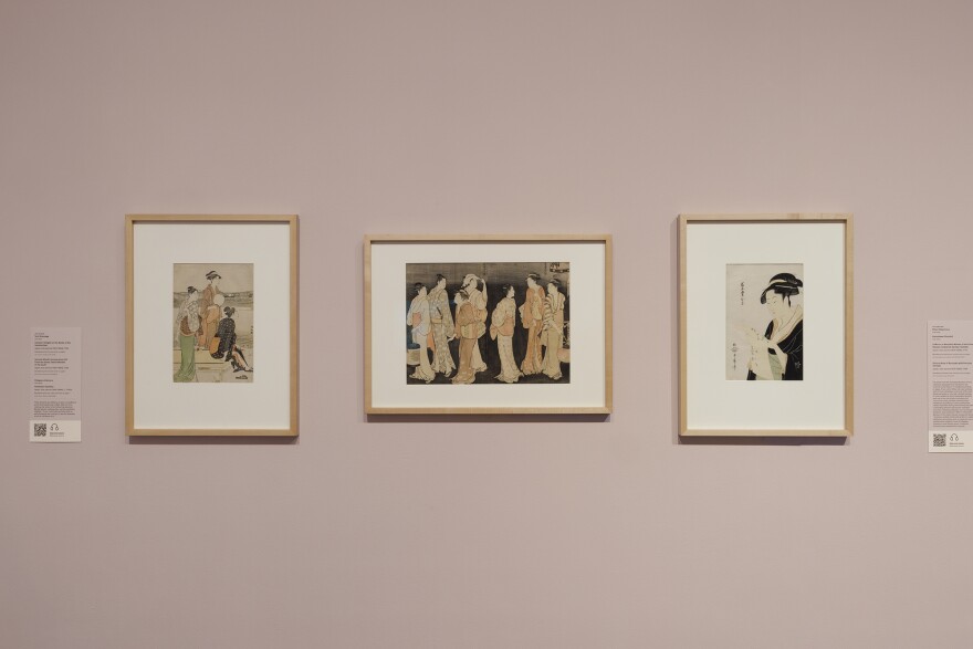 The exhibit also includes pieces from HoMA's Japanese collection.
