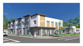 A rendering of the Parkview Haven apartment project.