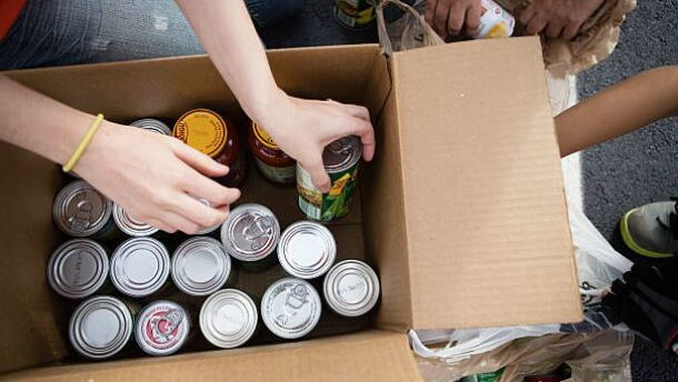 Volunteers were essential to the success of the postal food drive in Punta Gorda.
