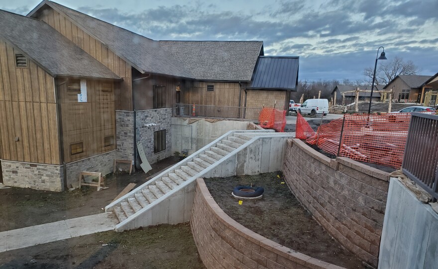 Terraced landscaping, trails, a sensory garden and a greenhouse are designed to help immerse clients in nature at Ember Recovery Center.