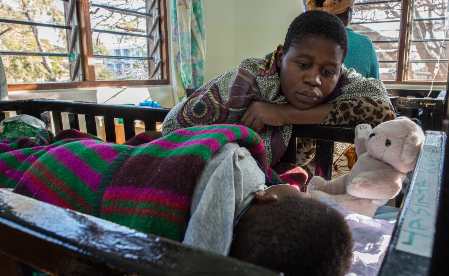 When malaria goes into the brain, it can quickly kill a child. Parents often say that their child had a fever for a few days and then suddenly went into a coma.
