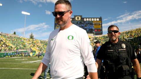 Oregon head coach Dan Lanning