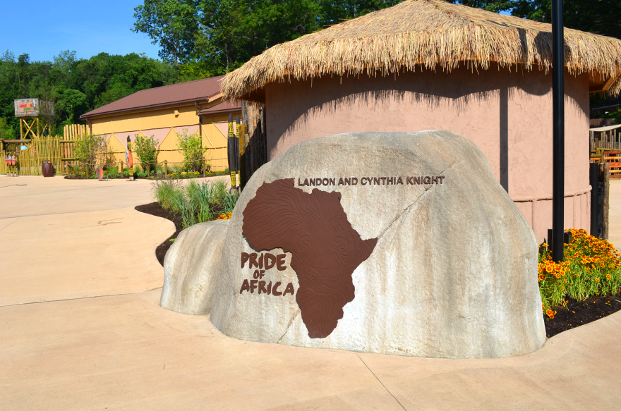 Pride of Africa exhibit at Akron Zoo